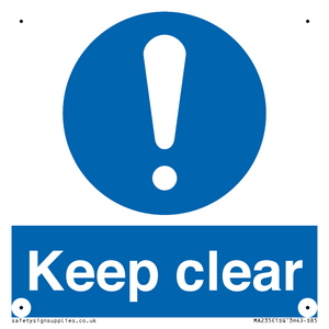 keep clear